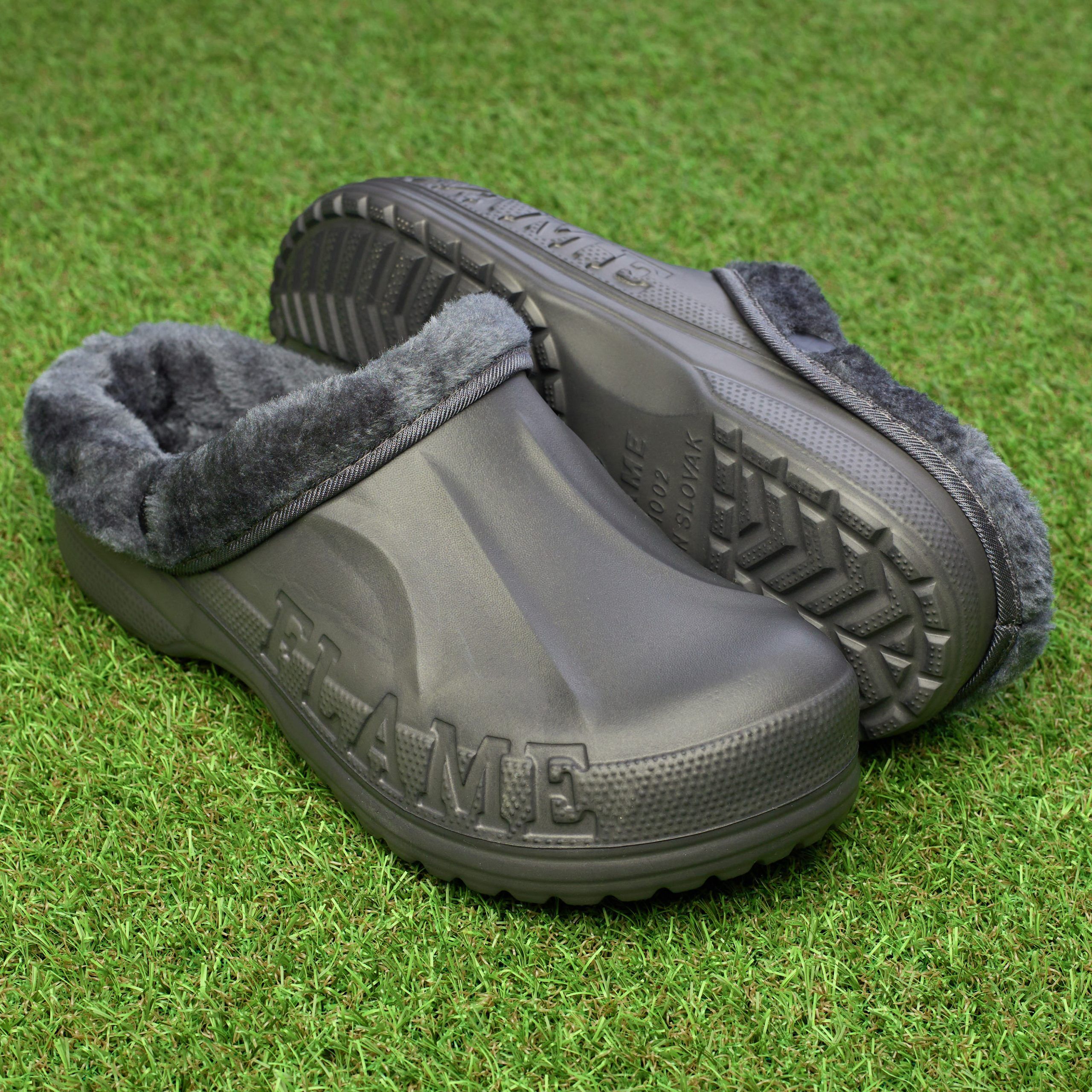 Saboti imbaniti barbati Flame A1002M, Gri - imagine 1