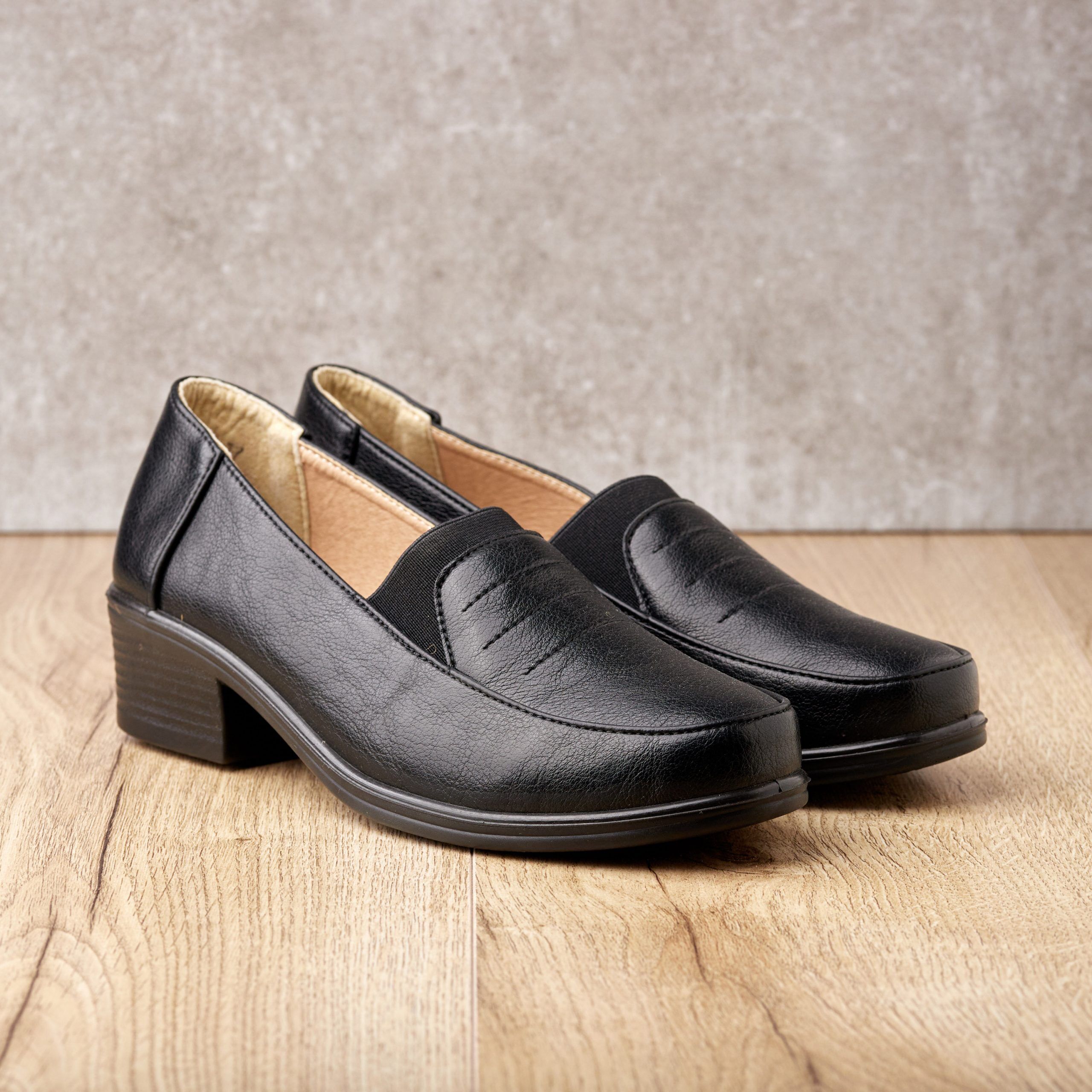Pantofi dama J35-3, Negru - imagine 1