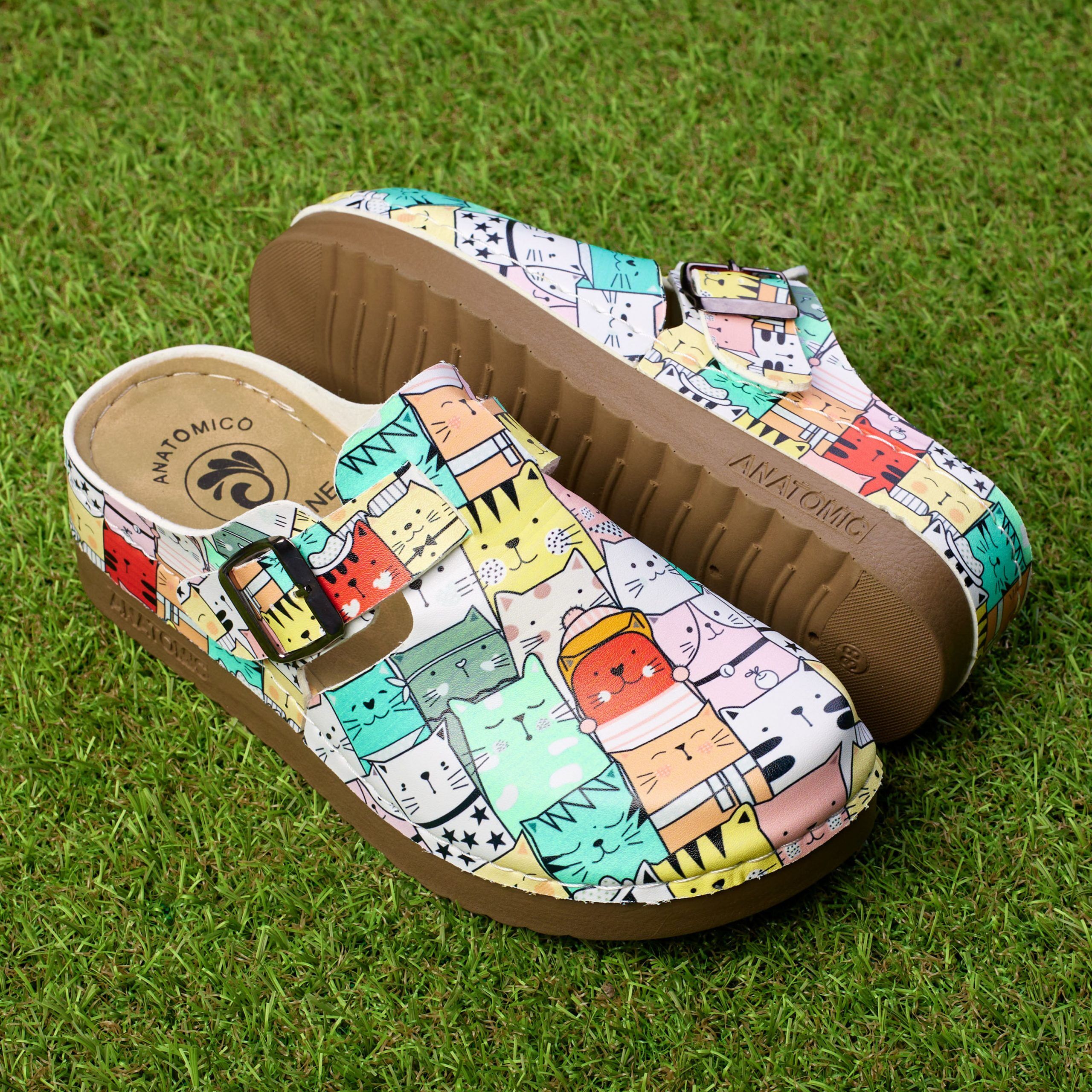 Saboti medicali dama 154211, Pisicute - imagine 1