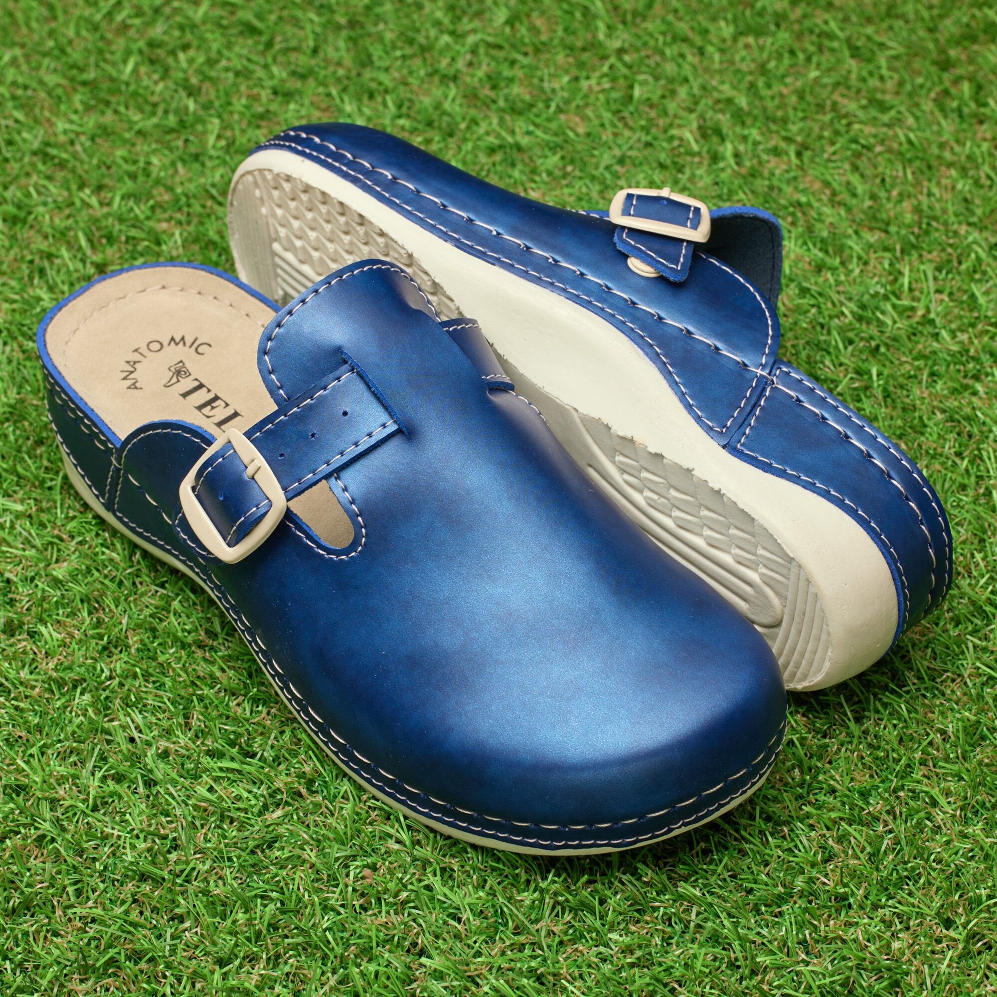 Saboti dama „Tellus” 25-29, Albastru - imagine 1