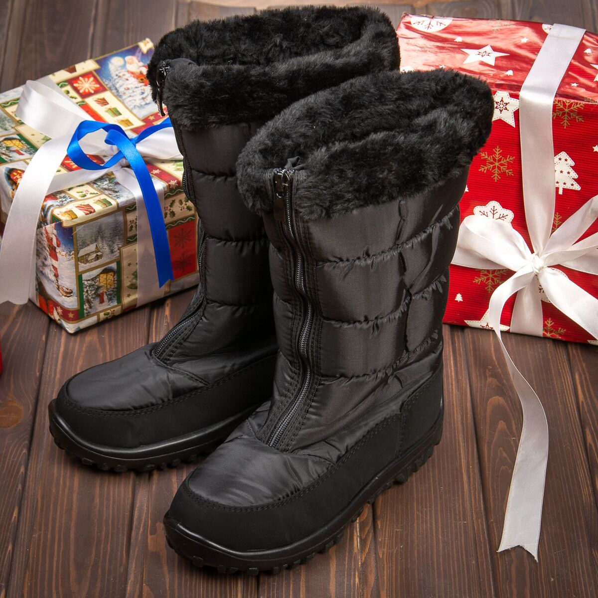 Cizme "TELLUS" 01-56, Negru - imagine 1