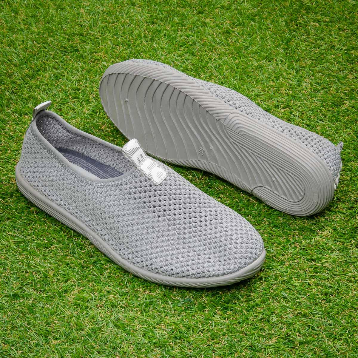 Pantofi dama plasa Tellus 72-21, Gri deschis - imagine 1