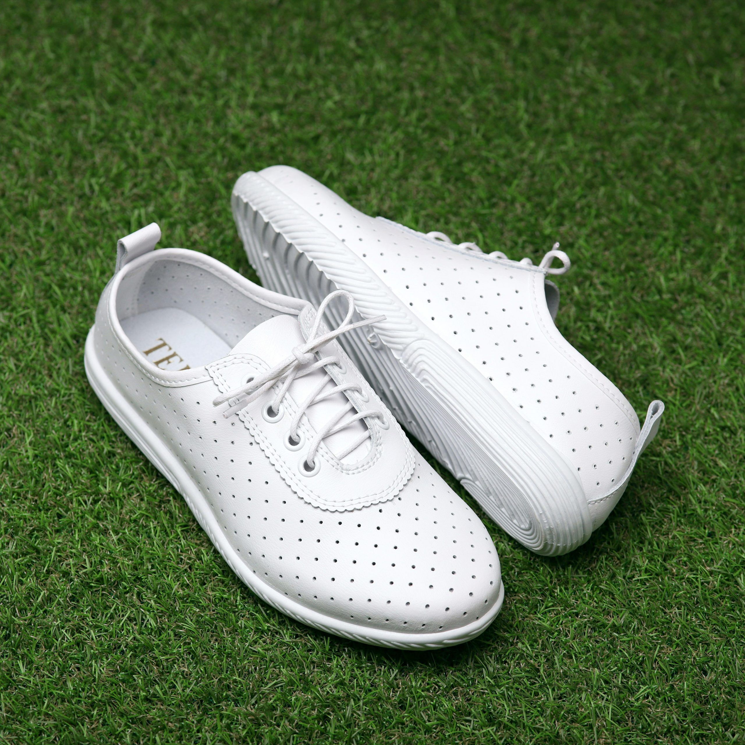 Pantofi sport piele Tellus 72-05, Alb - imagine 1