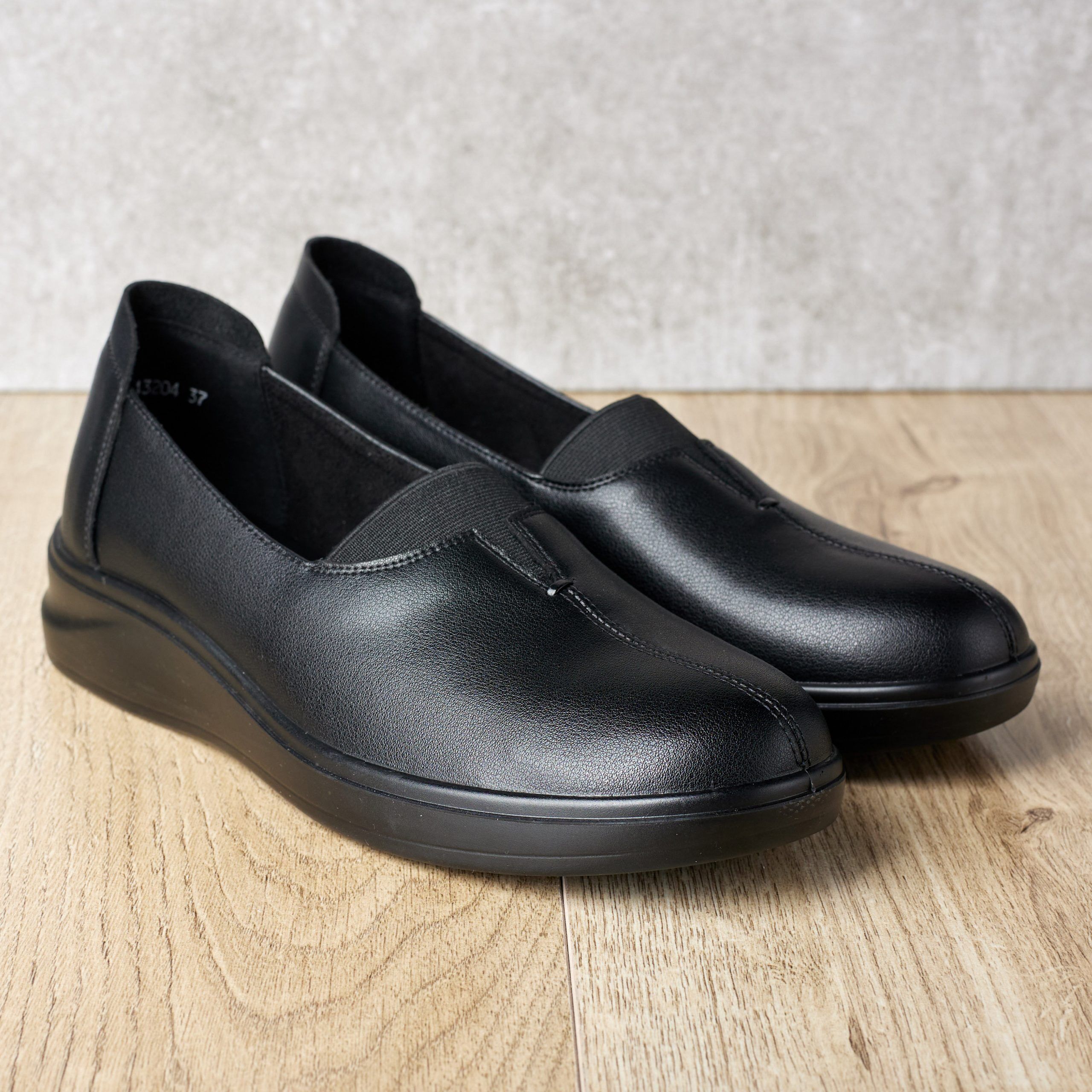 Pantofi piele dama W043204, Negru - imagine 1