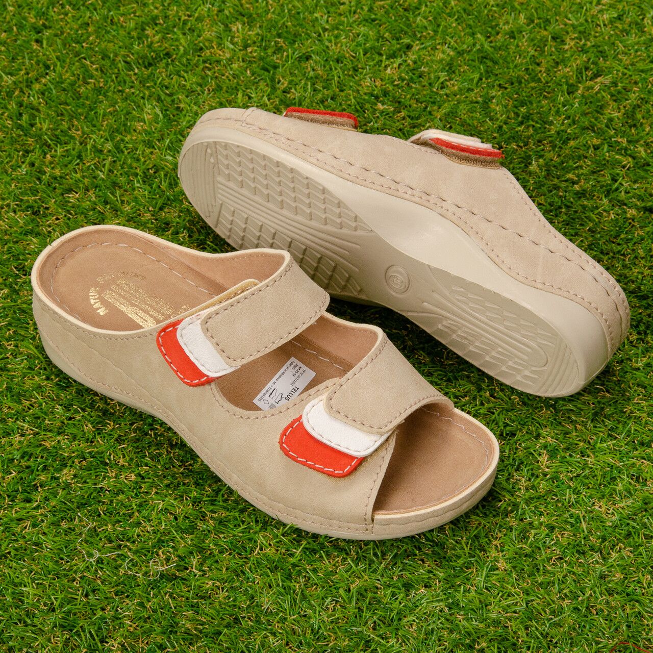 2456955259_shlepantsy-zhenskie-tellus Papuci dama "Tellus" 25-12, Bej - imagine 1