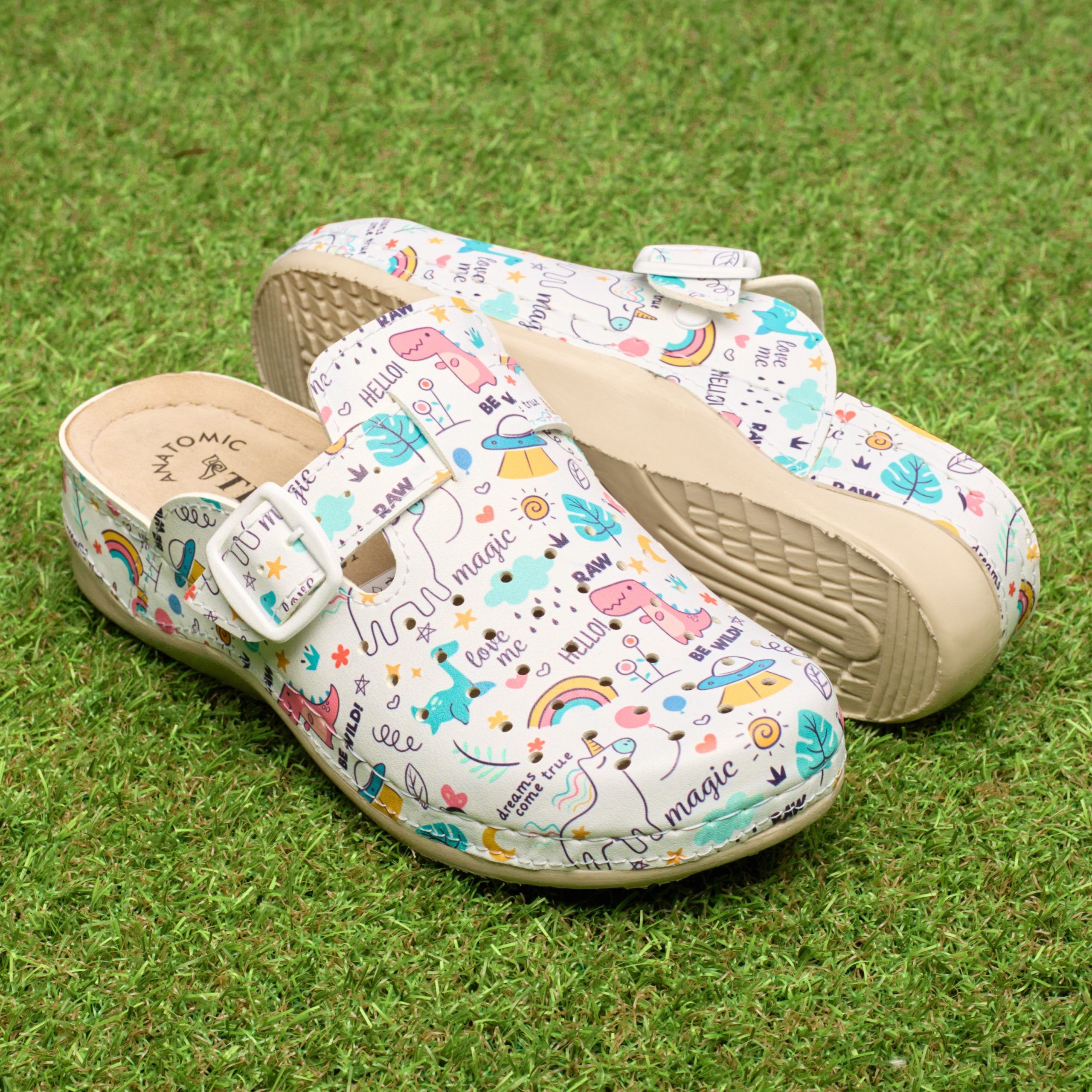 Saboti medicali dama "Tellus" 25-19, Unicorn - imagine 1