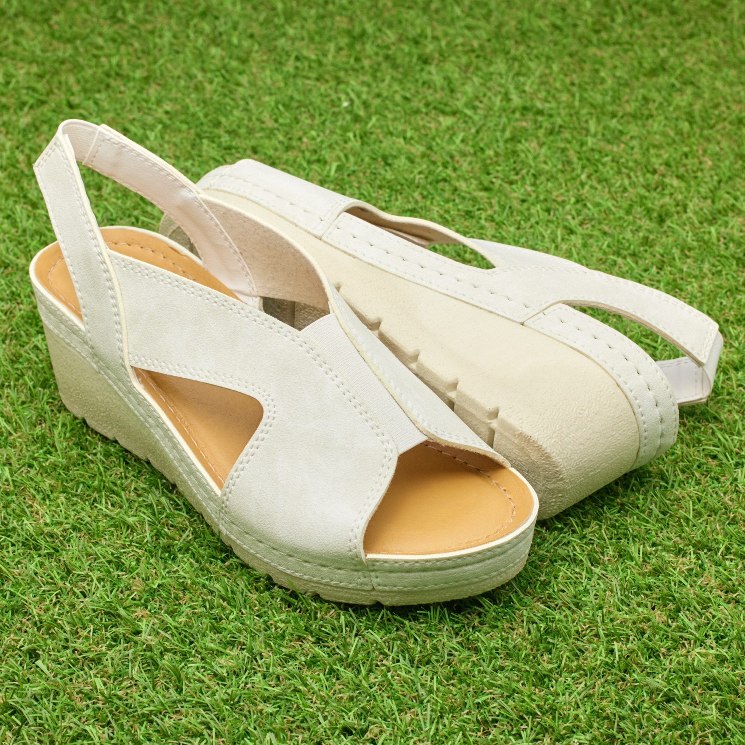 Sandale dama "Tellus" 27-14, Alb - imagine 1