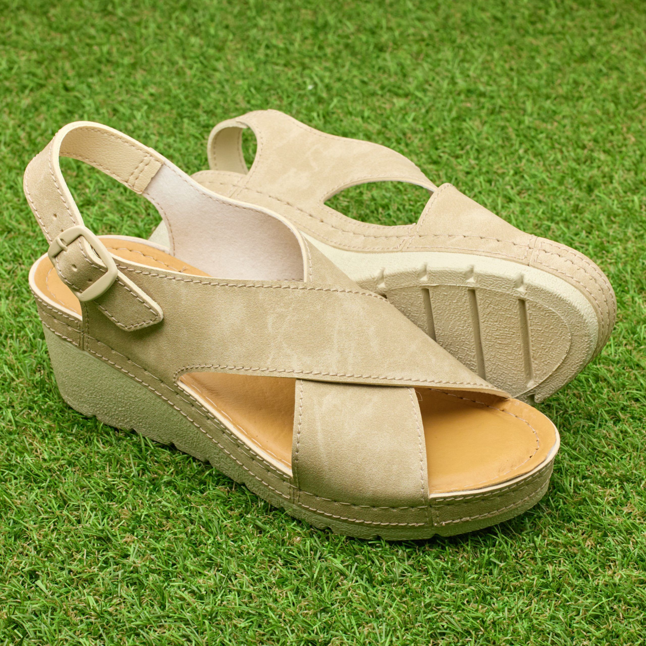 Sandale dama "Tellus" 27-13, Bej - imagine 1