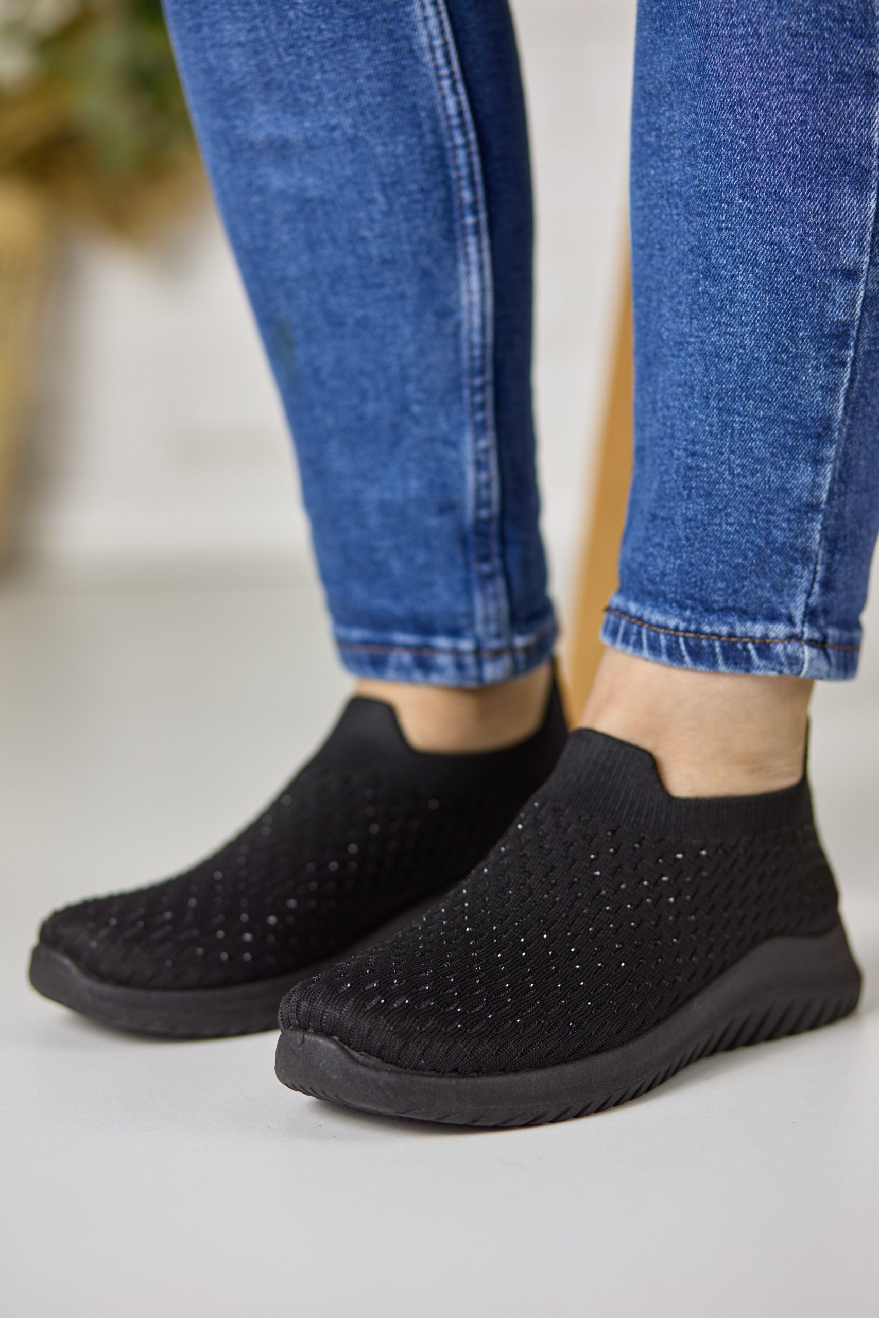 Pantofi sport dama  LL23156, Negru - imagine 1