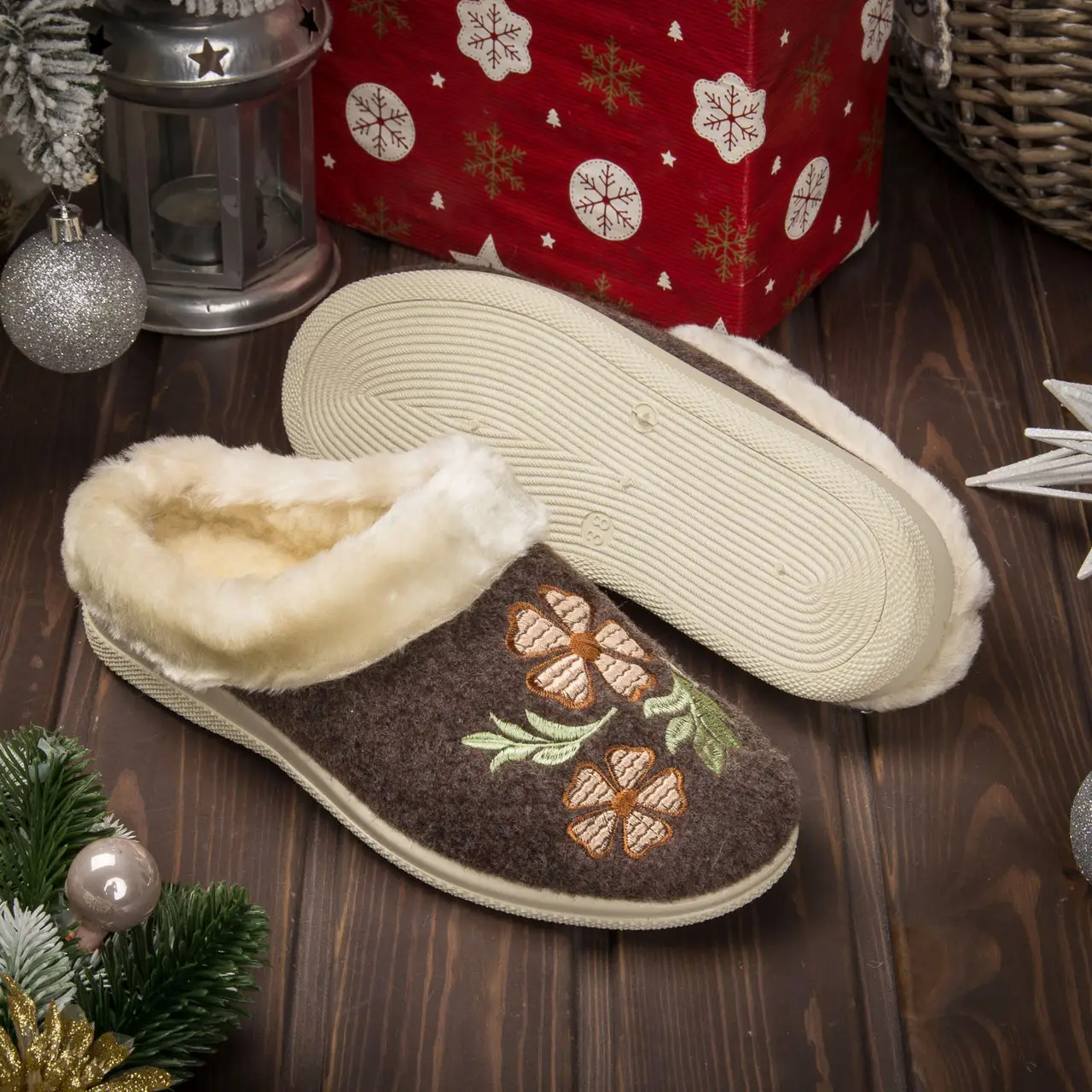 Pâslari-papuci "TELLUS" 60-84, Maro - imagine 1