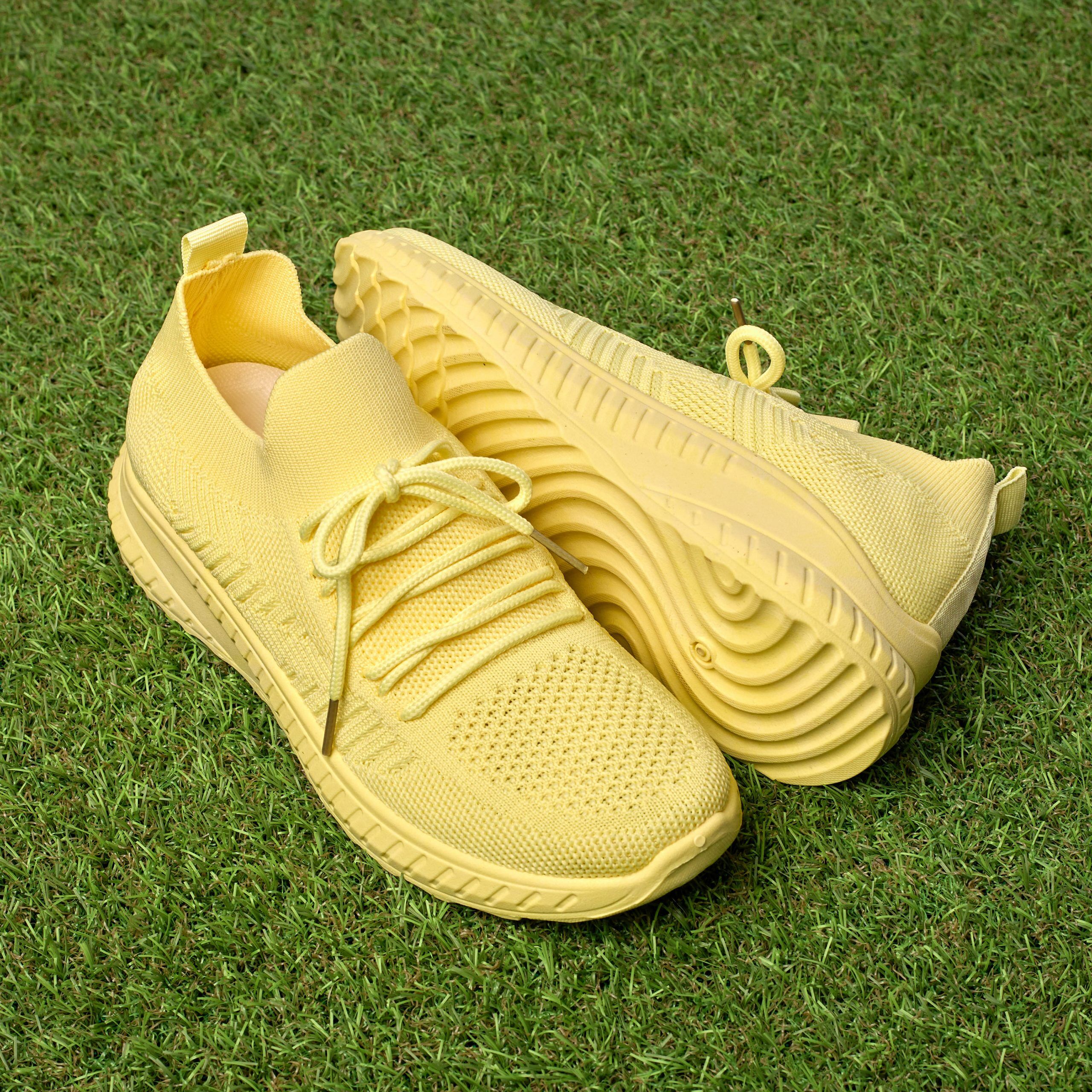 Pantofi sport dama  W138453, Galben - imagine 1