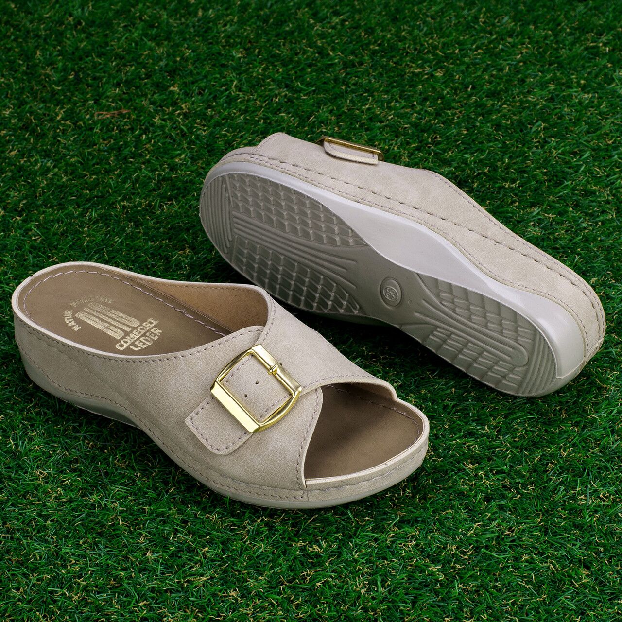 3655761217_shlepantsy-zhenskie-tellus Papuci dama "Tellus" 25-11, Bej - imagine 1