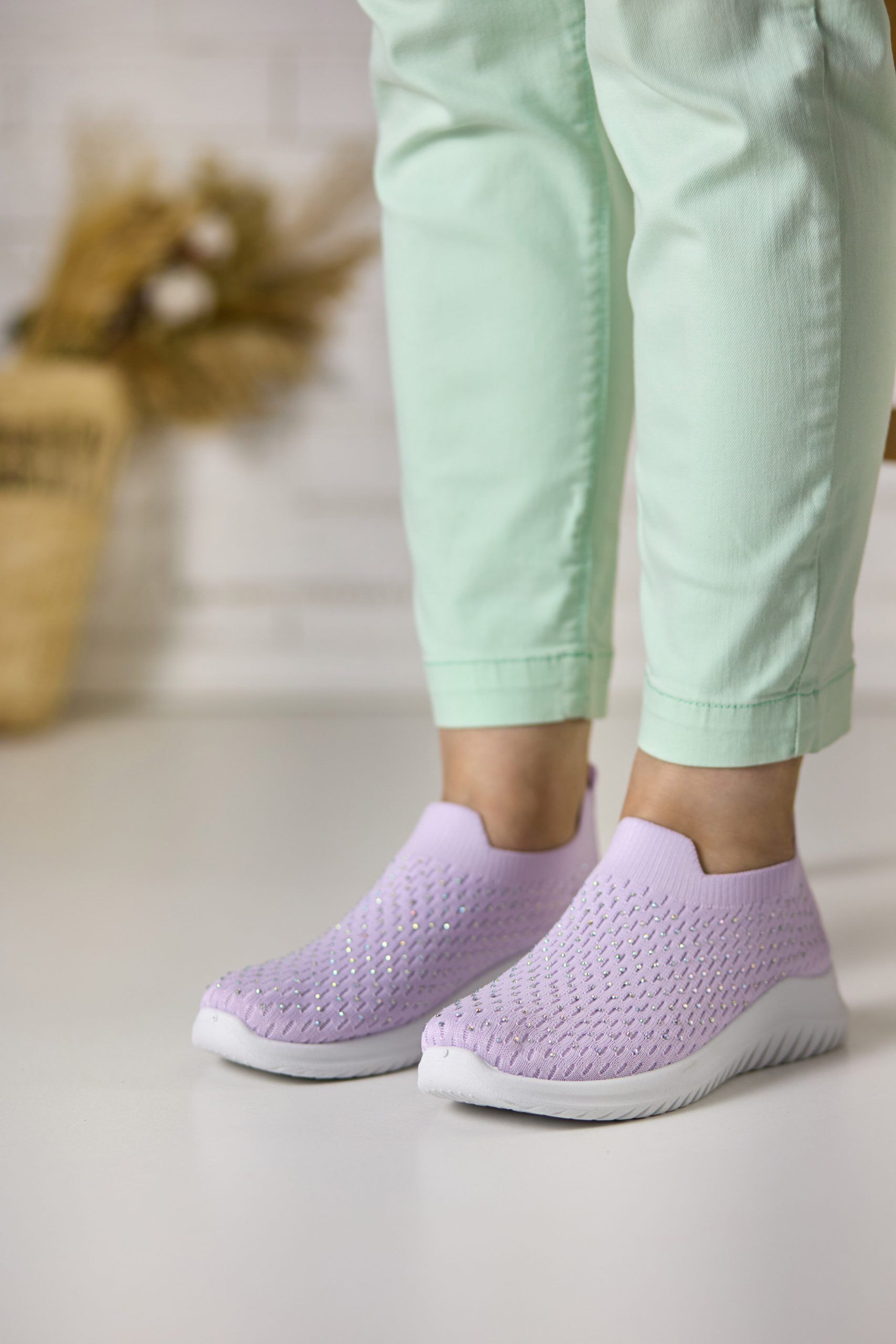 Pantofi sport dama  LL23156, Violet - imagine 1