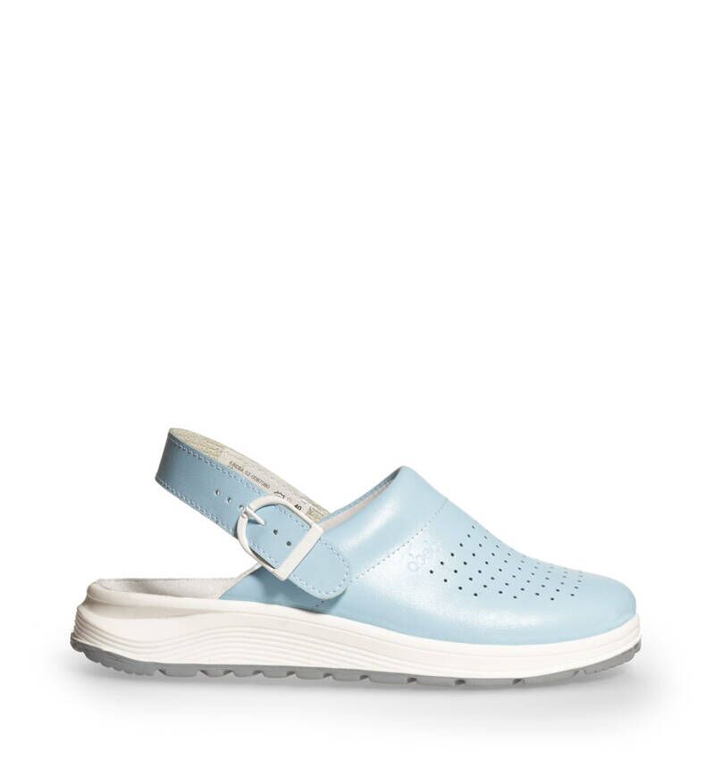 Saboti medicali Abeba din piele 87080, Albastru - imagine 1