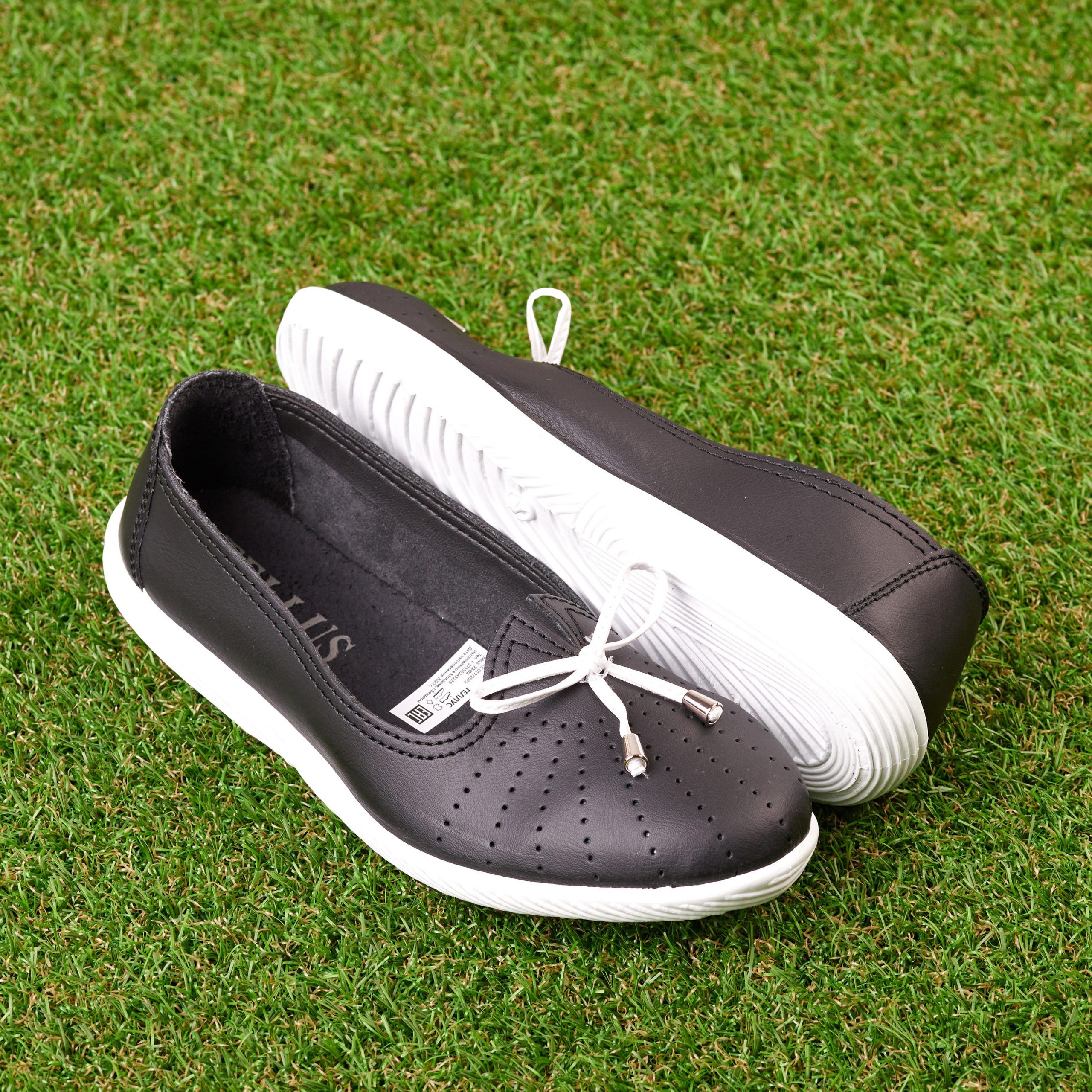 7 (1) Pantofi piele “Tellus” 72-01, Negru - imagine 1
