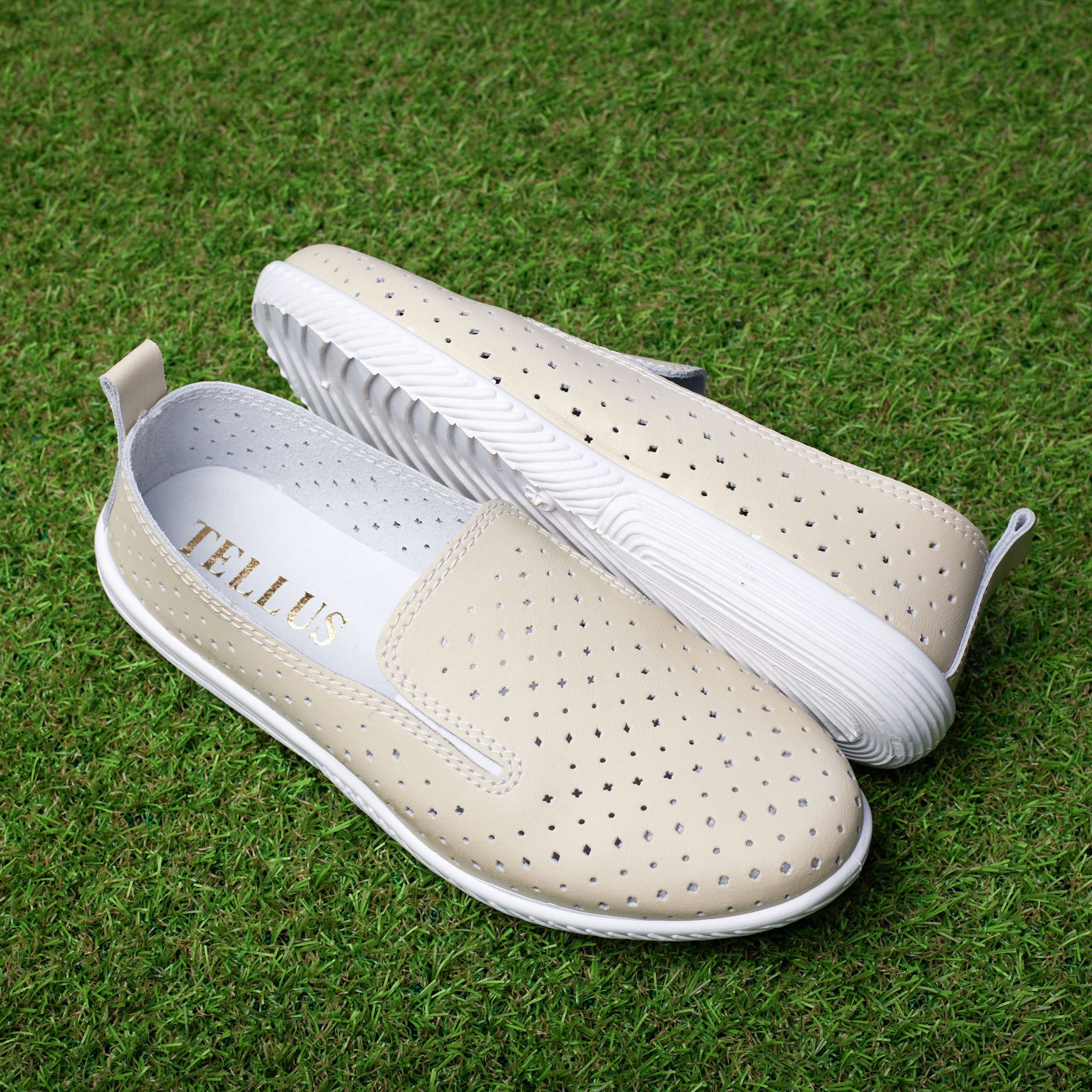 01 Pantofi piele Tellus 72-02, Bej - imagine 1