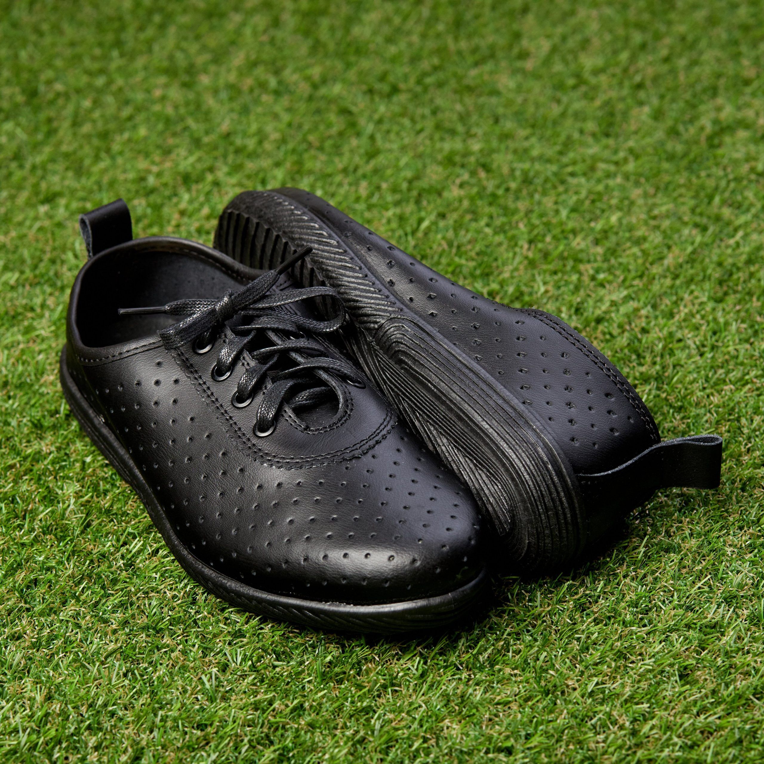 06 (1) Pantofi sport piele Tellus 72-05, Negru - imagine 1