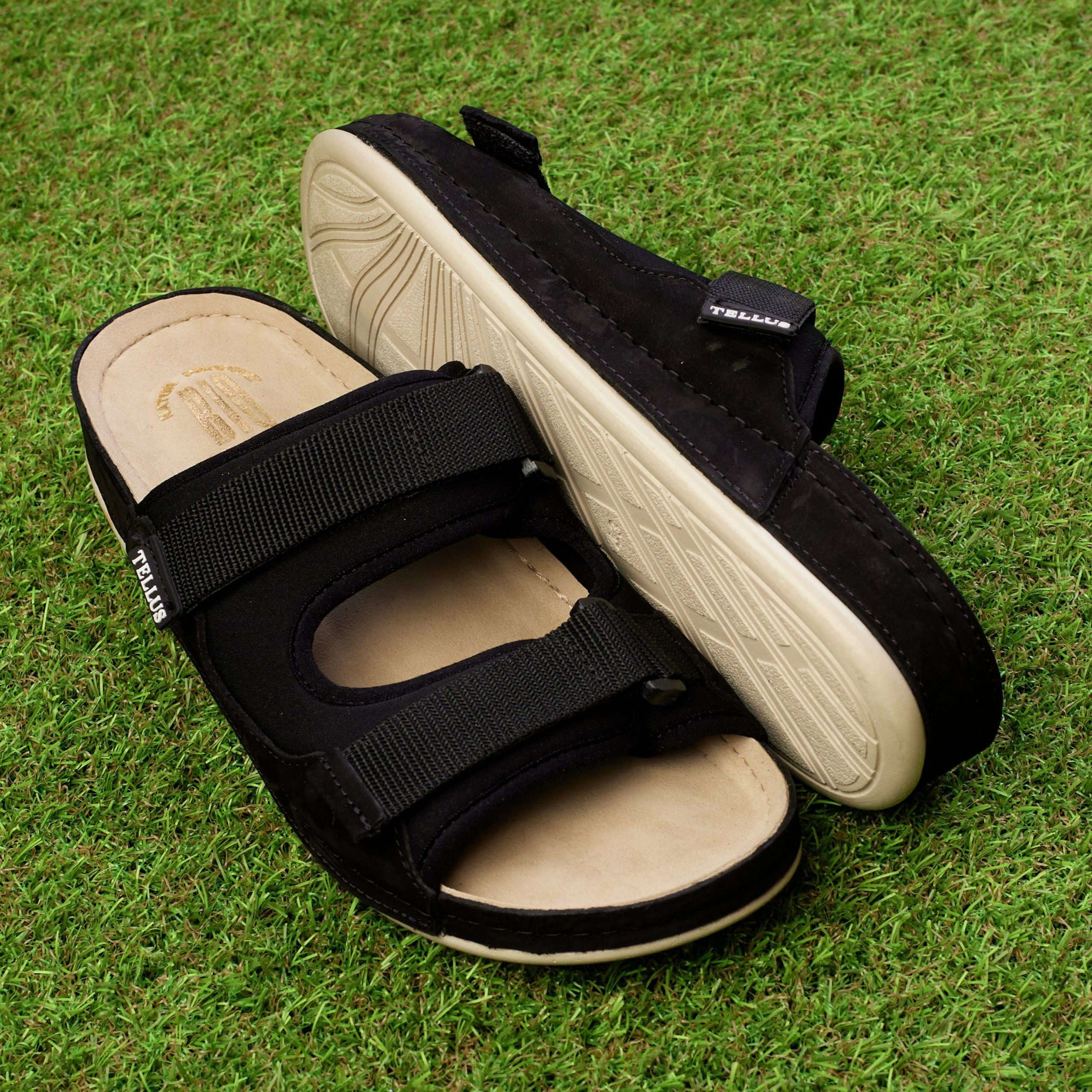 Sandale barbati Tellus 30-31, Negru - imagine 1