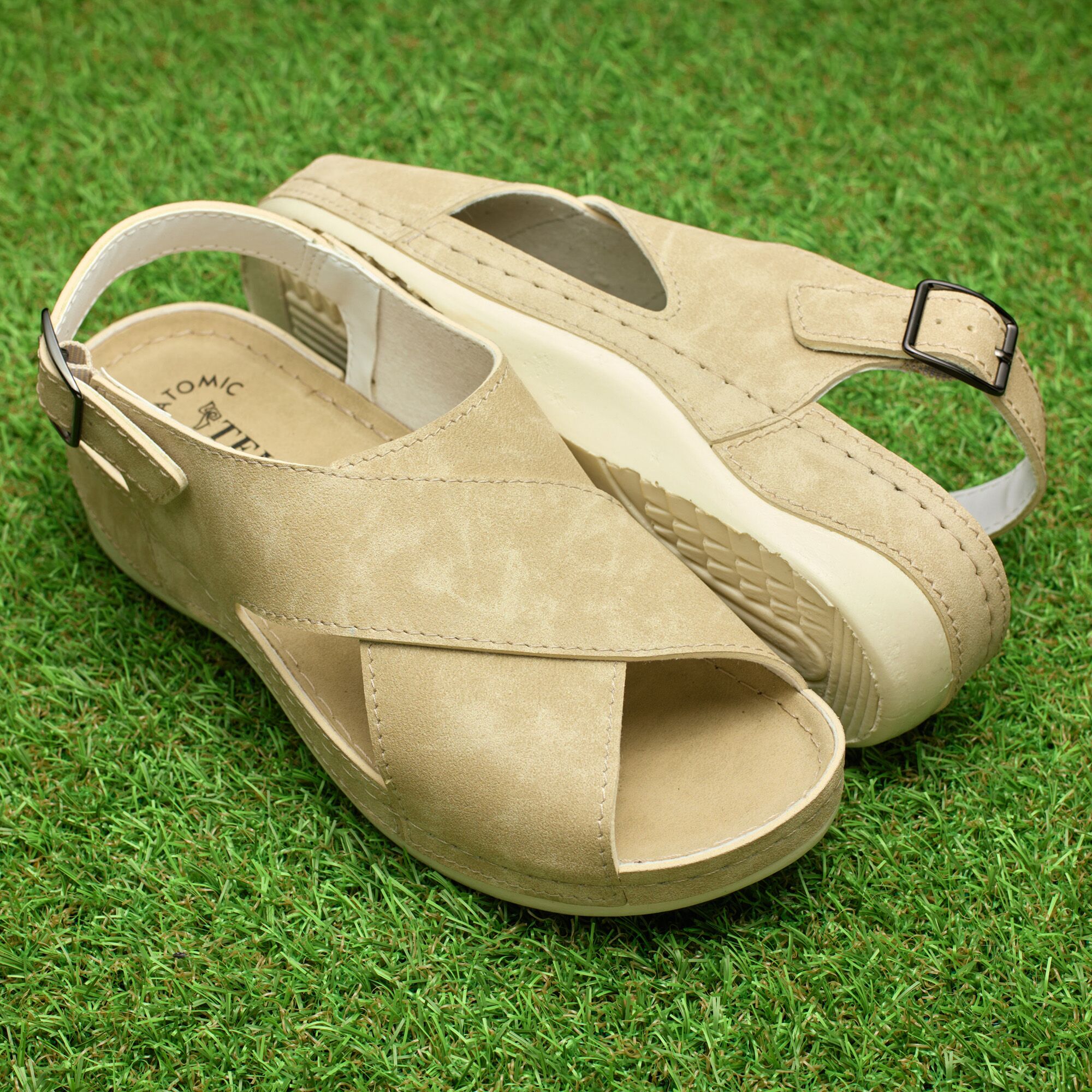Sandale dama "Tellus" 25-60, Bej - imagine 1