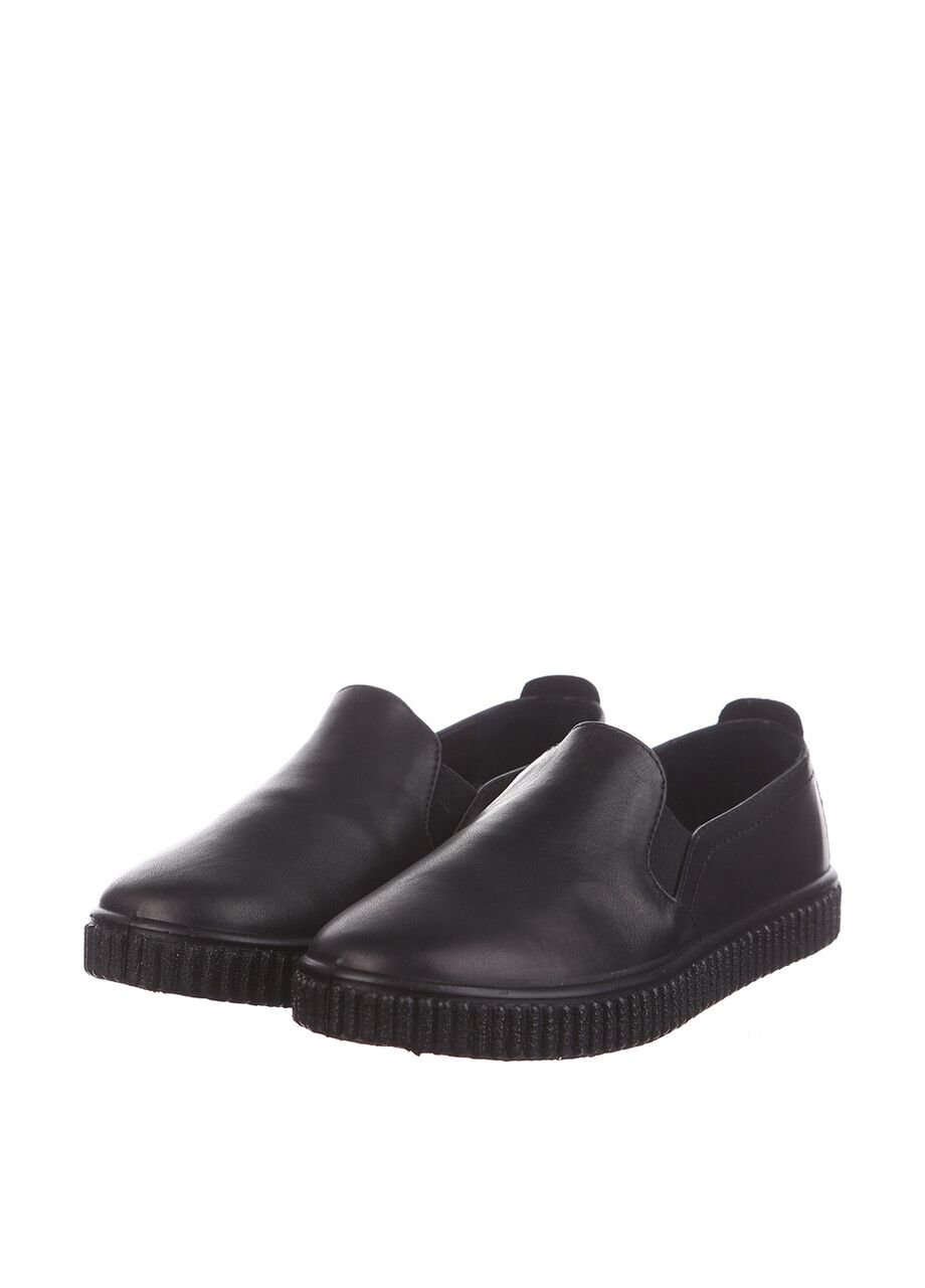 Pantofi sport piele "TELLUS" 0007, Negru - imagine 1