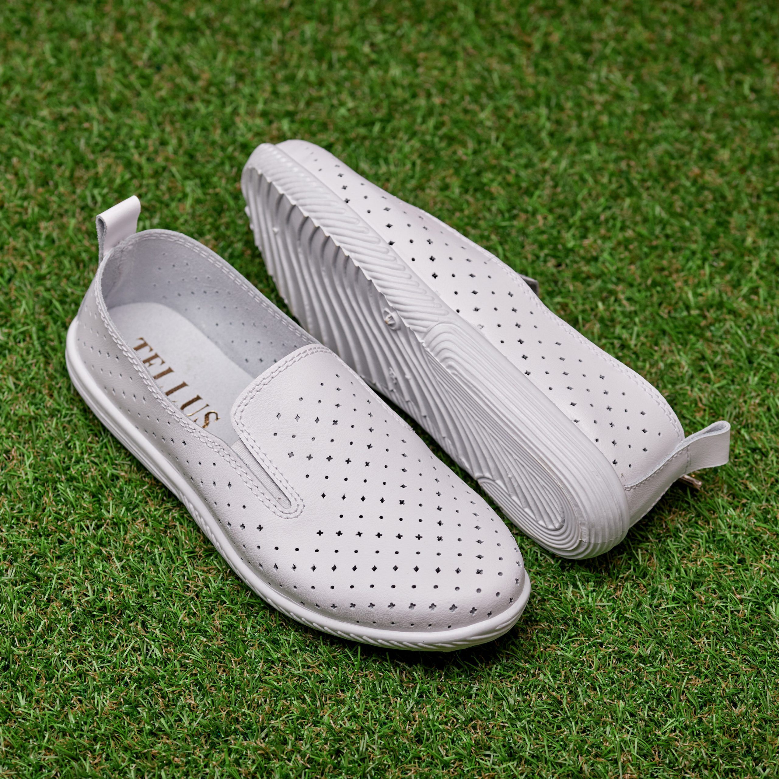 Pantofi piele Tellus 72-02, Alb - imagine 1