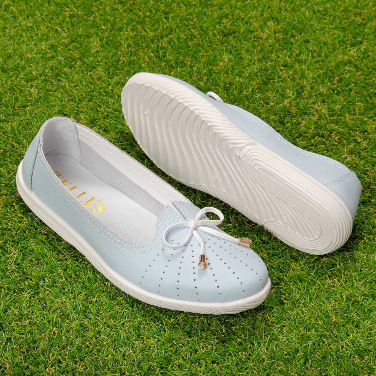 Pantofi piele “Tellus” 72-01, Albastru - imagine 1