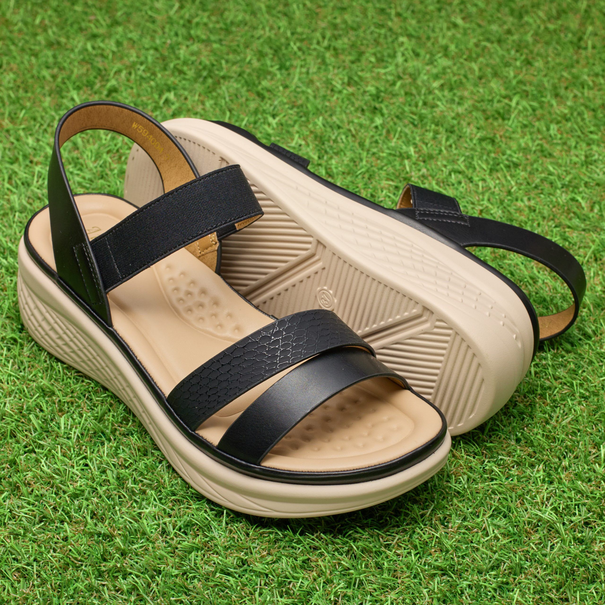 Sandale dama W594004, Negru - imagine 1