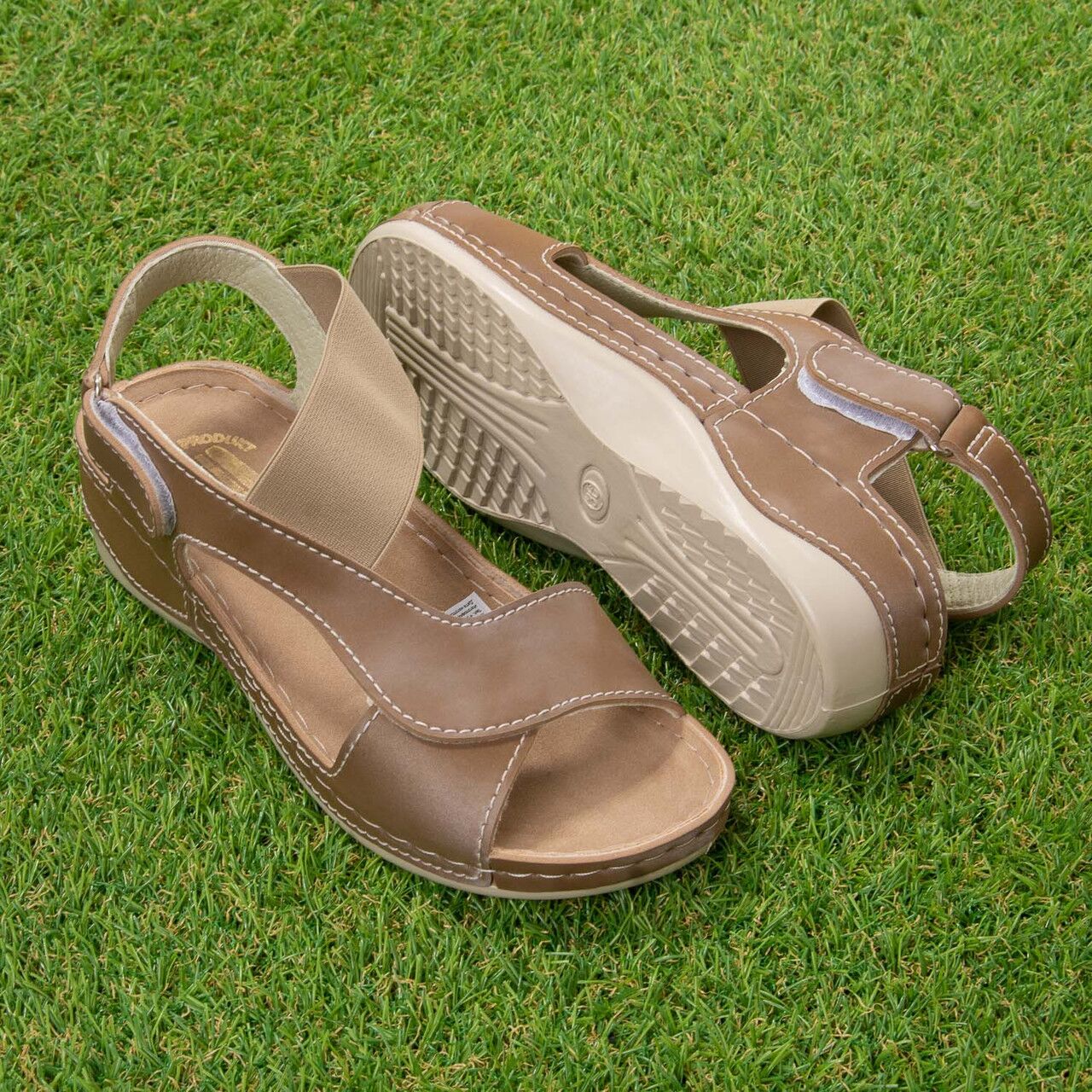 Sandale dama "Tellus" 25-24, Maro - imagine 1