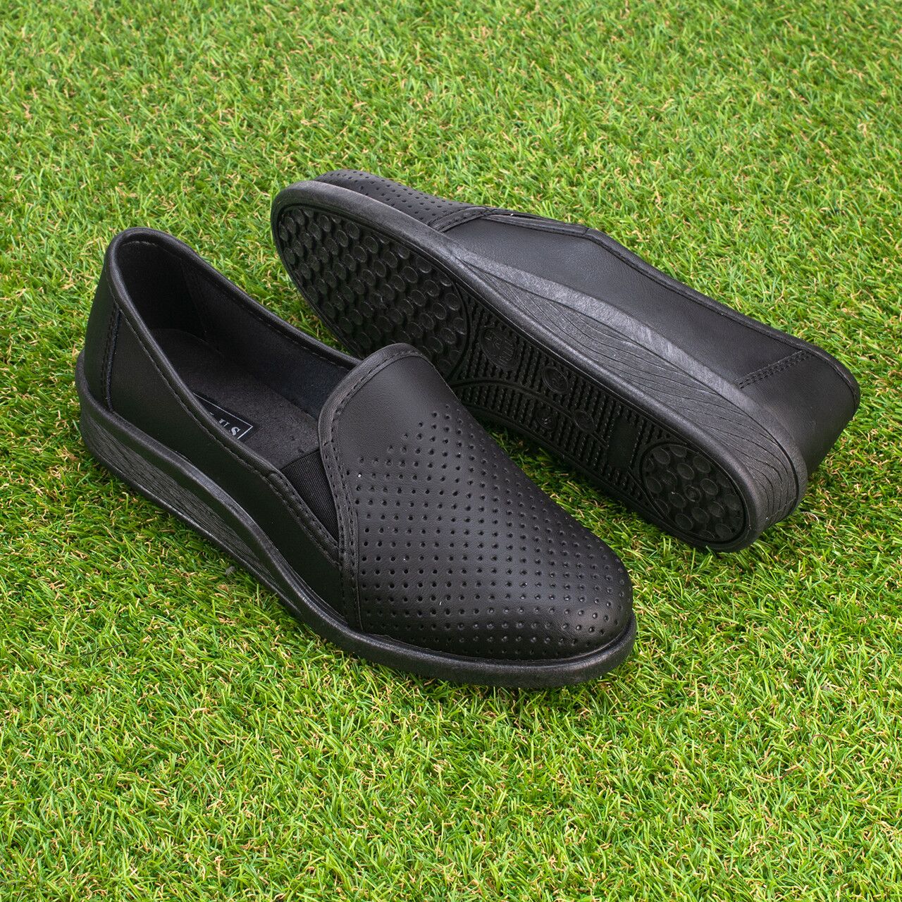 Pantofi piele “Tellus” 55-01, Negru - imagine 1