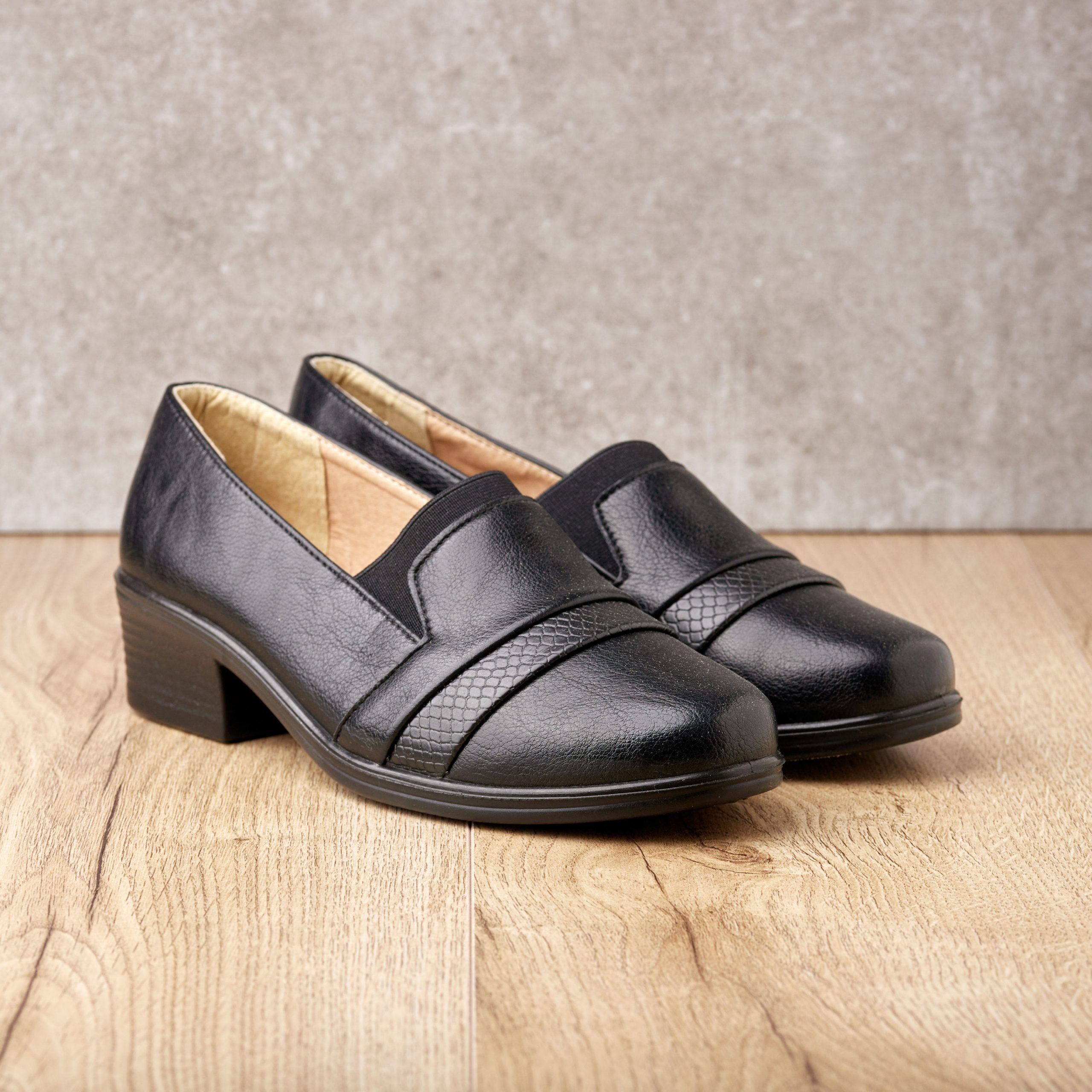 Pantofi dama J35-2, Negru - imagine 1